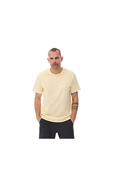Columbia M Columbia Silicon Print  T-Shirt Erkek Günlük Tişört 9110801125 Krem