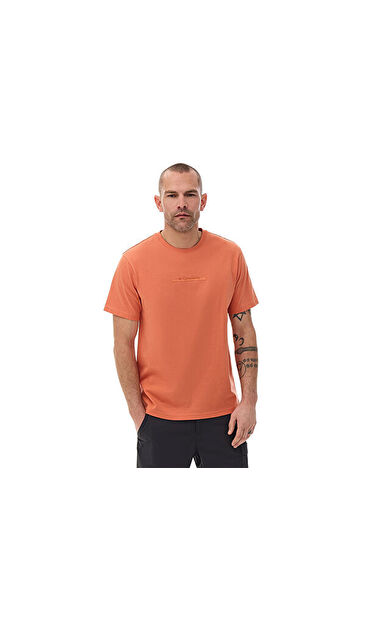 Columbia M Bar Split Graphic Ss Tee Erkek Günlük Tişört 9120180625 Turuncu