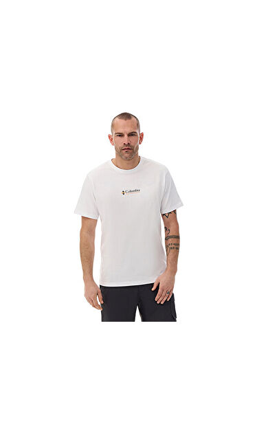 Columbia M Retro Ss Tee Erkek Günlük Tişört 9120340100 Beyaz