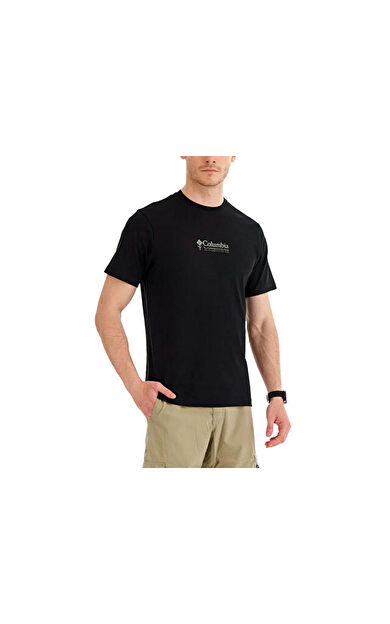 Columbia Cs0309 Csc M Ripples Mini Ss Tee Erkek Günlük Tişört 9120511010 Siyah