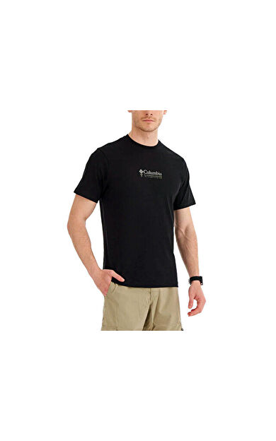 Columbia Cs0309 Csc M Ripples Mini Ss Tee Erkek Günlük Tişört 9120511010 Siyah