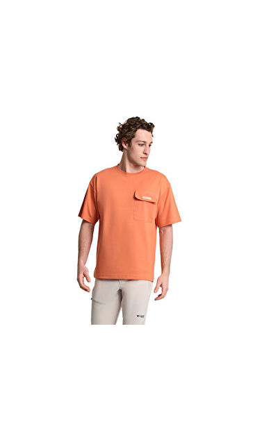 Columbia Cs0376 Csc M Heritage T-Shirt Erkek Günlük Tişört 9120568625 Kırmızı