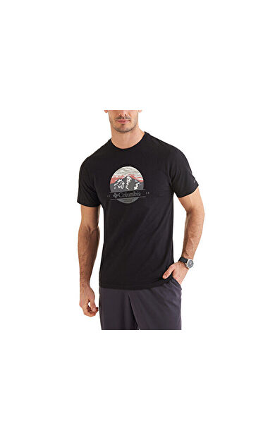 Columbia Cs0369 Csc M Scoped View Ss Tee Erkek Günlük Tişört 9120781010 Siyah
