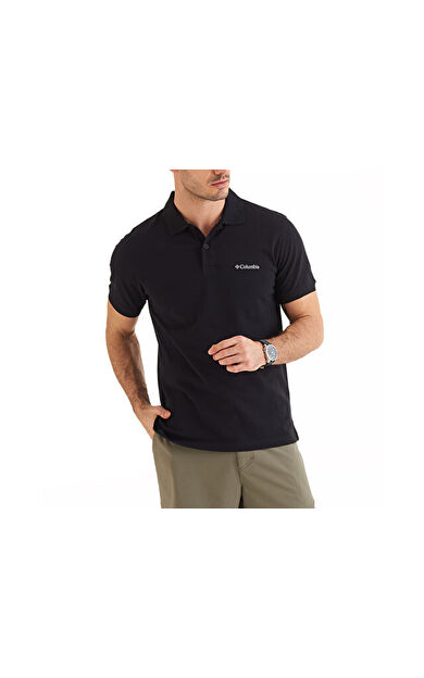 Columbia Cs0214 M Cascade Range Solid Polo II Erkek Polo Tişört 9180091010 Siyah