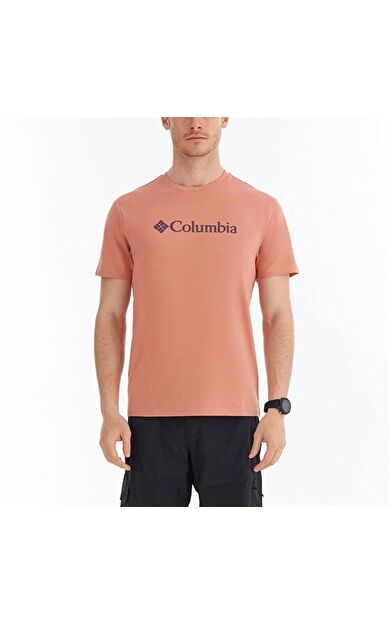Columbia Csc M Basic Big Logo Brushed Ss Tee Erkek Tişört CS0287 29027