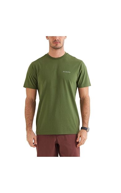Columbia Csc M Basic Sm Logo Brushed Ss Tee Erkek Tişört CS0282 31755