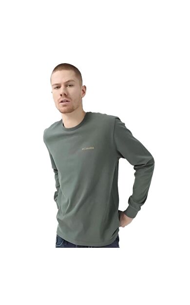 Columbia Csc M Basıc Sm Logo  Ls Erkek T-Shirt CS0354-353