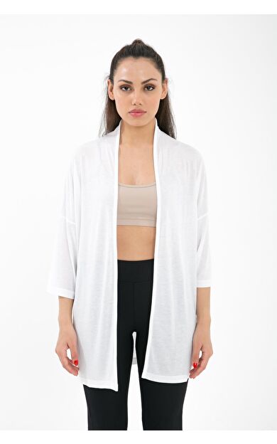 Comm-Ci Bahram Rahat Kesim İnce Ceket - beyaz