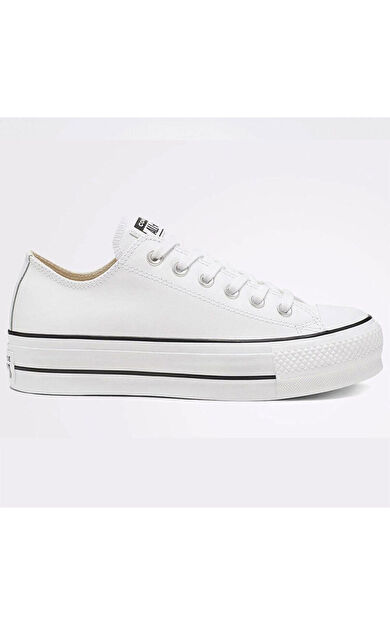 CHUCK TAYLOR ALL STAR LEATHER PLATFORM Beyaz Sneaker 561680C-102