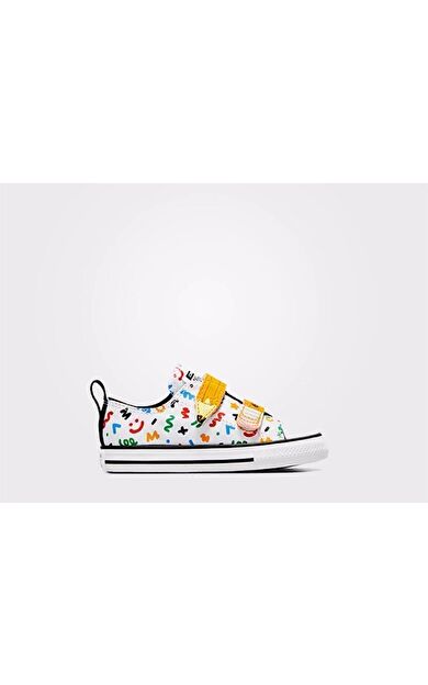 Chuck Taylor All Star Easy On Doodles Çocuk Beyaz Sneaker Ayakkabı A07219C