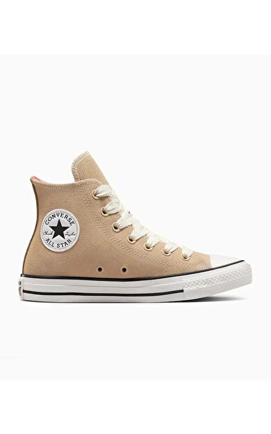 Chuck Taylor All Star Kadın Bej Süet Sneaker