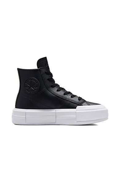 Converse Chuck Taylor All Star Cruise Leather Kadın Platform Deri Günlük Ayakkabı A06143C Siyah