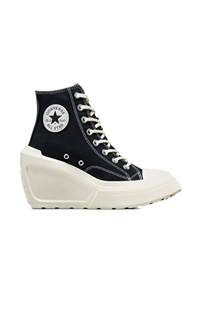Converse Chuck 70 De Luxe Wedge Hi Kadın Günlük Ayakkabı A06478C Siyah