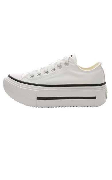 Converse Chuck Taylor All Star Lıft Double Stack Platform Kadın Spor Ayakkabı Beyaz