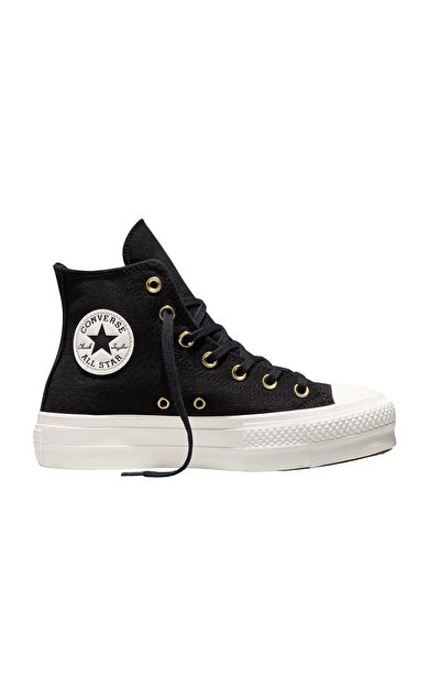 Converse Chuck Taylor All Star Lıft Sıde Zıp Kadın Spor Ayakkabı Siyah