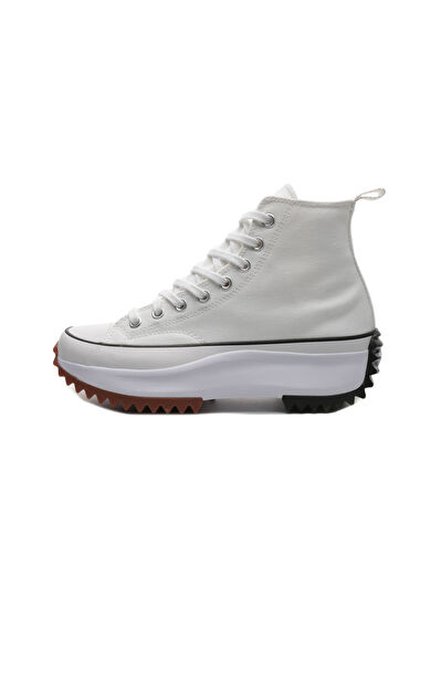 Converse Run Star Hıke Canvas Platform Erkek Spor Ayakkabı Beyaz