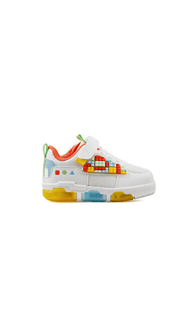 Cool Kids Legos Bebe Beyaz Unisex Çocuk Günlük Ayakkabı LEGOS-BEBE-BEYAZ Beyaz