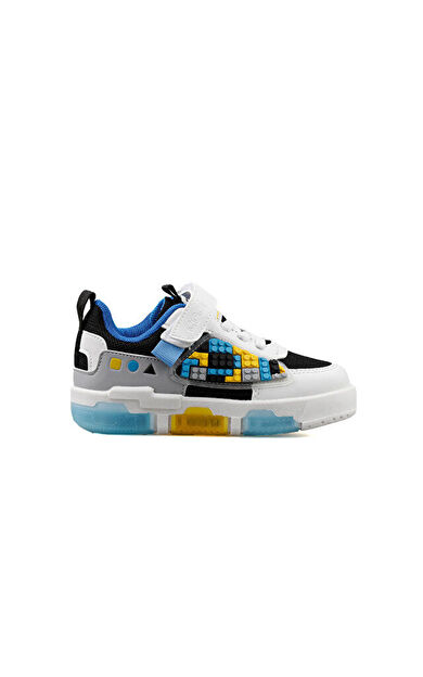 Cool Kids Legos Patik Siyah Beyaz Unisex Çocuk Günlük Ayakkabı LEGOS-PATIK-SIYAH-BEYAZ Siyah