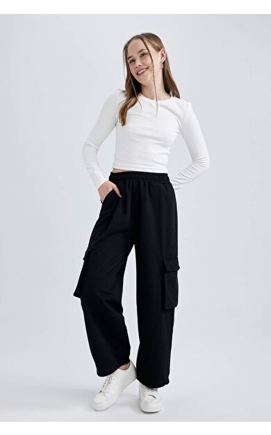 DeFacto Coool Loose Fit Ayarlanabilir Manşetli Kargo Eşofman Altı