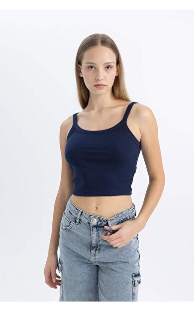 DeFactoFit Coool Fitted Fitilli Kaşkorse Atlet B0563AX24SMNV241