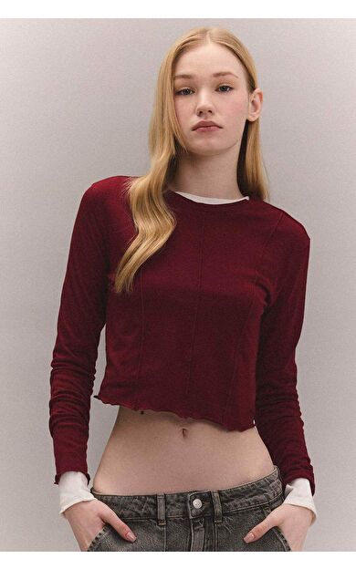 DeFactoFit Coool Sevgililer Günü Fitted Uzun Kollu Tişört