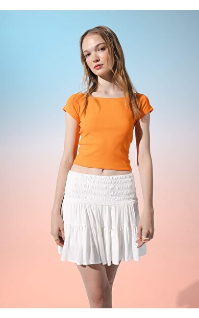 DeFactoFit Coool Fitted Ribana Kısa Kollu Tişört D5119AX24HSOG143