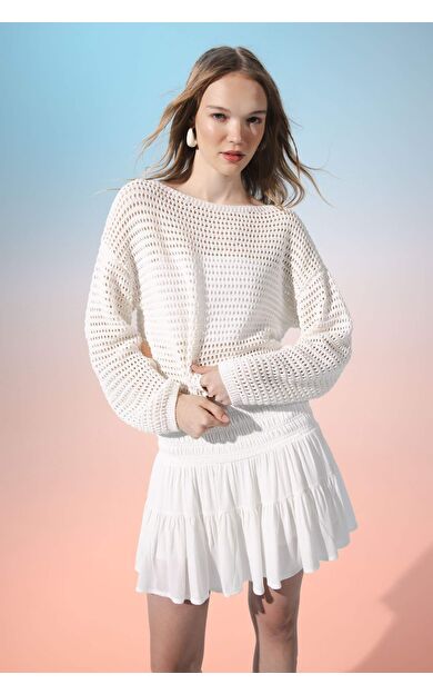 DeFactoFit Coool Regular Fit Bisiklet Yaka Triko Kazak