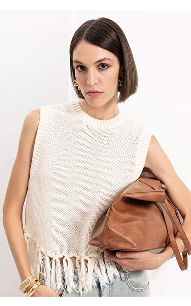 Coool Regular Fit Bisiklet Yaka Triko Yelek