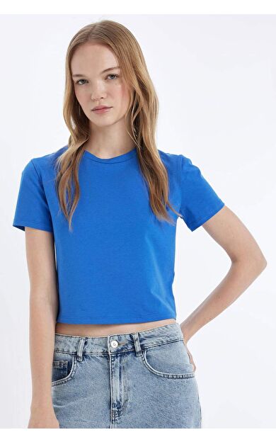 DeFacto DeFactoFit Coool Fitted Kısa Kollu Tişört Z8790AZ24AUBE439