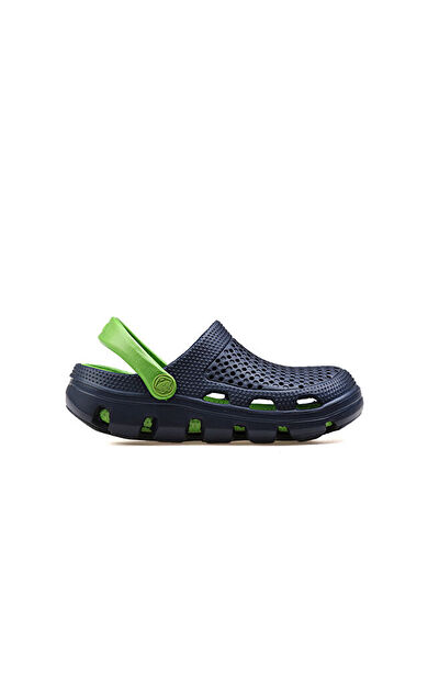 Coqui Mavi Çocuk Terlik 6101-Bugy-Navy-Lıme 6101-Bugy-Navy-Lıme