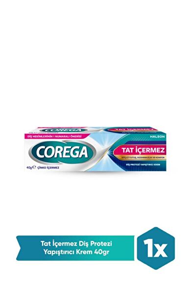 Corega Protez Yapıştırıcı Krem 40 Gr - Tatsız - SKT:12/2028