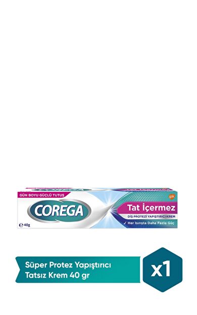 Corega Süper Diş Protezi Yapıştırıcı Tat İçermez Krem 40 gr