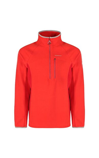 Craghoppers Crathorne Yarım Fermuar Erkek Ceket-KIRMIZI