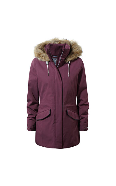 Craghoppers Josefine Kadın Parka Ceket-BORDO