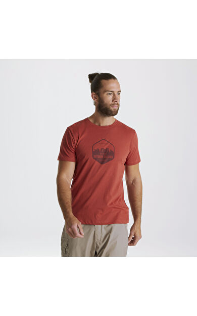 Craghoppers Mightie Erkek T-Shirt-KIRMIZI