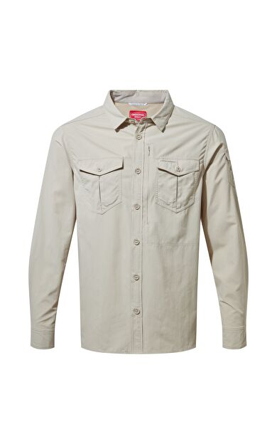 Craghoppers NL Adv LS Erkek Gömlek-BEJ