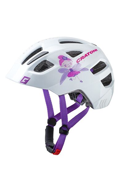 Cratoni MAXSTER Çocuk Kaskı Fay White Glossy S-M 51-56cm 111803F2