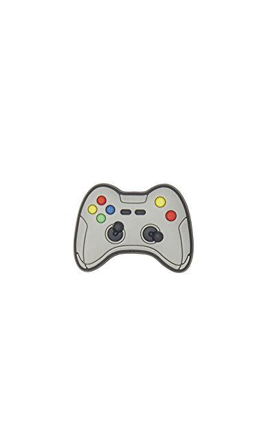 Crocs Game Controller Terlik Rozeti 10007387 Gri