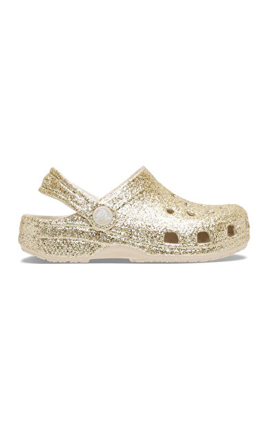 Classic Chunky Glitter Clog Çocuk Bej Günlük Stil Terlik 211939_0LH