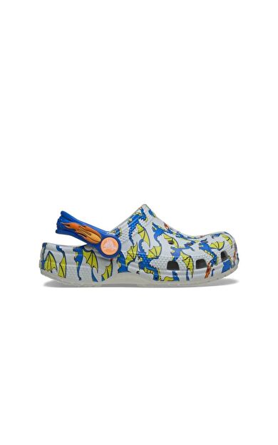 212514-1FT CLASSIC DRAGON GRAPHIC CLOG ÇOCUK SPOR TERLİK SANDALET