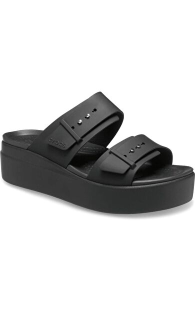 Brooklyn Buckle Lowwdg Kadın Siyah Terlik 207431001