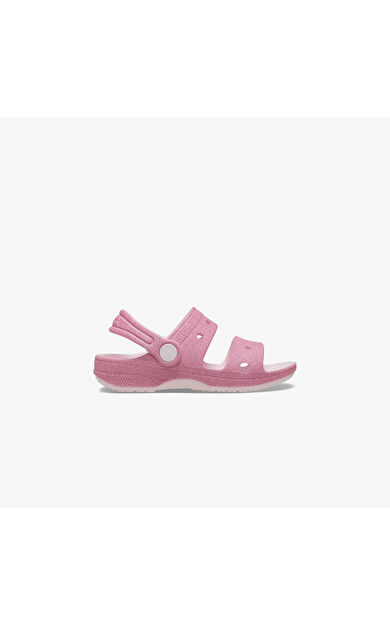 Crocs Classic Glitter Çocuk Pembe Sandalet