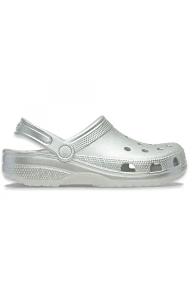 Classic Tinted Metallic Clog Kırık Beyaz Unisex Terlik 214010_1NK