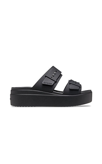 Crocs Brooklyn Buckle Lowwdg Kadın Terlik 207431-001 Siyah