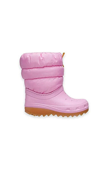 Crocs Classic Neo Puff Boot T Bebek Günlük Bot 207683-6XQ Pembe