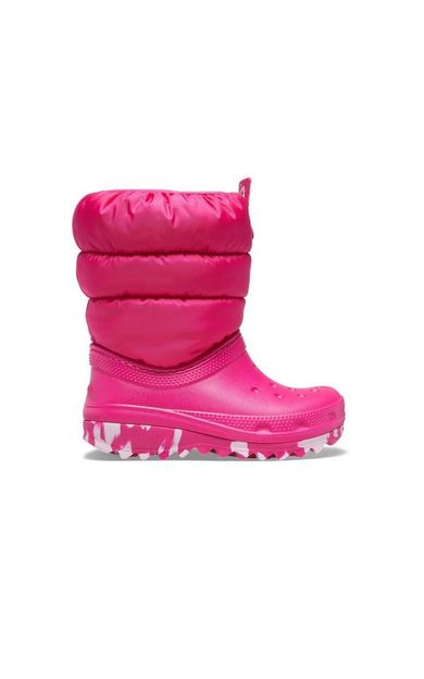 Crocs Classic Neo Puff Boot T Çocuk Günlük Bot 207684-6XQ Pembe