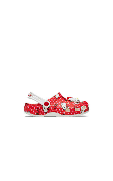 Crocs Hello Kitty Red Classic Clog T Çocuk Terliği 210577-90H Renkli