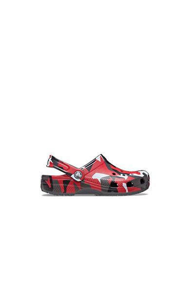 Crocs Classic Geo Camo Clog K Çocuk Terlik 211171-0IE Gri