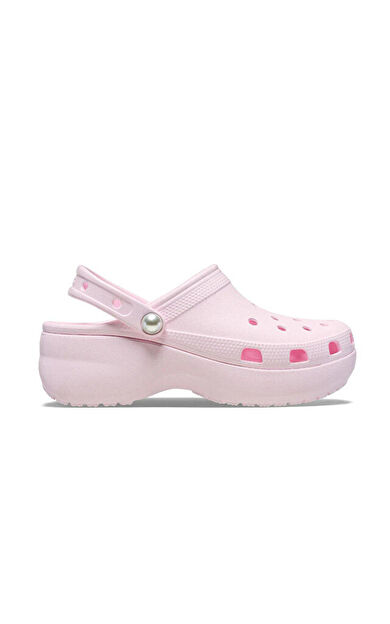 Crocs Classic Platform Pearl Clog Kadın Günlük Terlik 211231-6ZW Pembe