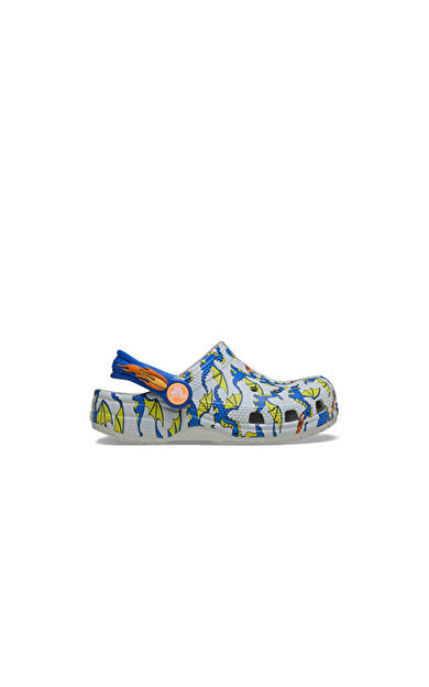 Crocs Classic Dragon Graphic Clog T Çocuk Terliği 212514-1FTGri